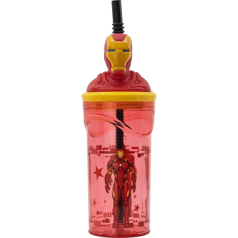 FIGURA 3D VASO 360ML IRON MAN