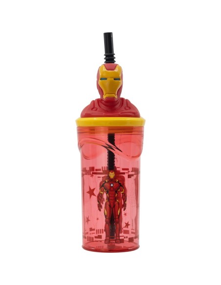FIGURA 3D VASO 360ML IRON MAN