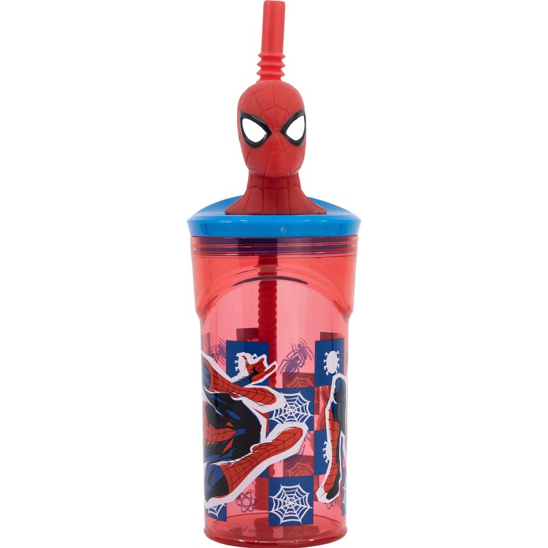 FIGURA 3D VASO 360ML SPIDERMAN