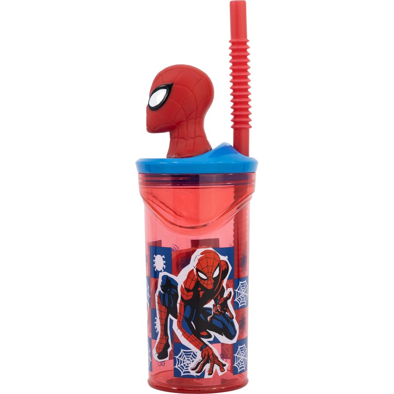 FIGURA 3D VASO 360ML SPIDERMAN