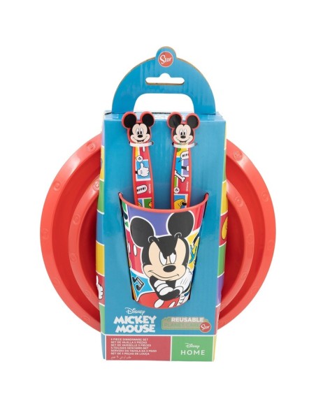5 PCS EASY SET EN CAJA REGALO MICKEY