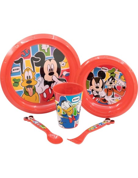 5 PCS EASY SET EN CAJA REGALO MICKEY