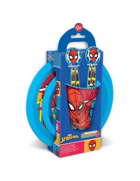 SET FÁCIL DE 5 PIEZAS EN CAJA DE REGALO SPIDERMAN
