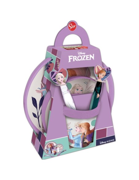 SET PREMIUM BICOLOR ANTIDESLIZANTE 5 PCS FROZEN