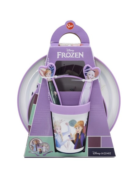 SET PREMIUM BICOLOR ANTIDESLIZANTE 5 PCS FROZEN