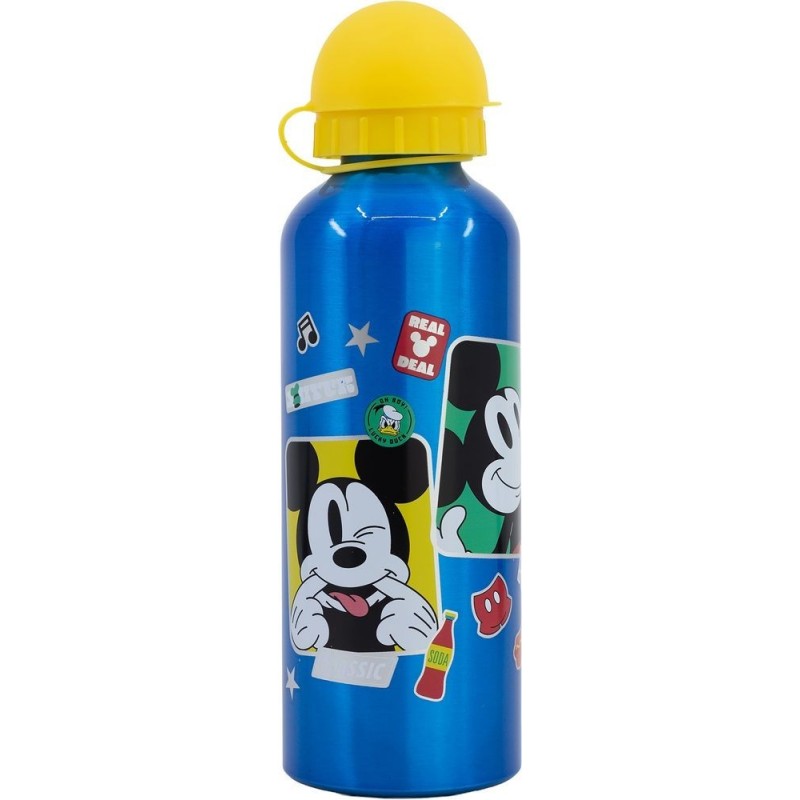 BOTELLA ALTA ALUMINIO 530ML MICKEY