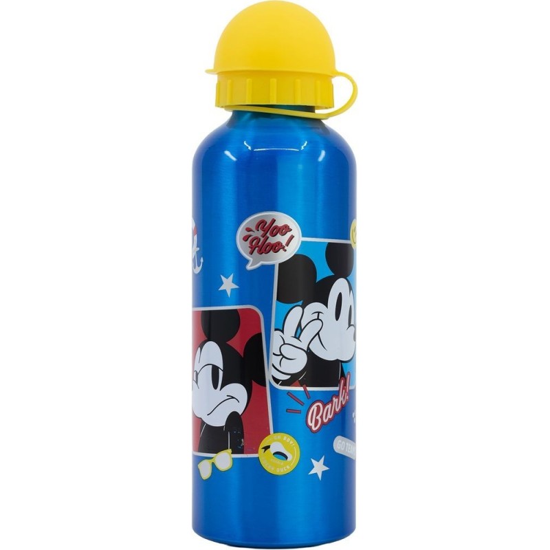 BOTELLA ALTA ALUMINIO 530ML MICKEY