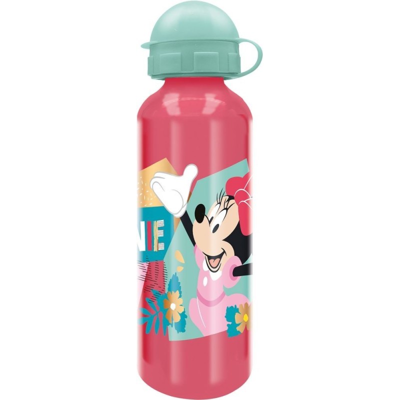 BOTELLA ALTA ALUMINIO 530ML MINNIE