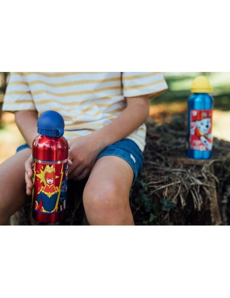 BOTELLA ALTA ALUMINIO 530ML VENGADORES