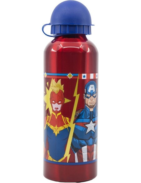 BOTELLA ALTA ALUMINIO 530ML VENGADORES