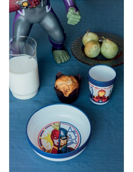 CUENCO PREMIUM BICOLOR ANTIDESLIZANTE VENGADORES