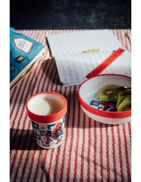 CUENCO PREMIUM BICOLOR ANTIDESLIZANTE SPIDERMAN