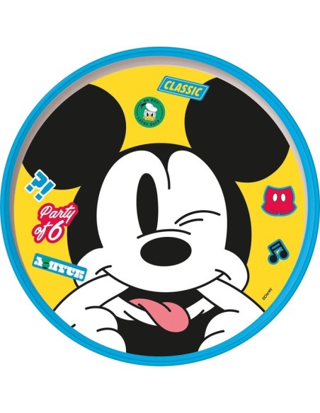 PLATO ANTIDESLIZANTE BICOLOR PREMIUM MICKEY