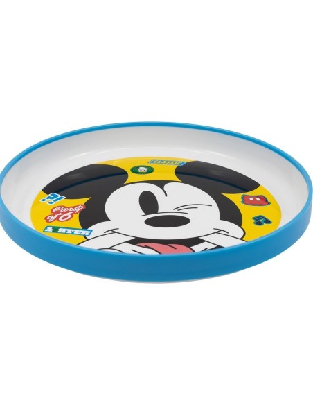 PLATO ANTIDESLIZANTE BICOLOR PREMIUM MICKEY