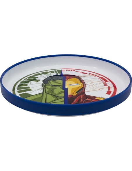 PLATO ANTIDESLIZANTE BICOLOR PREMIUM VENGADORES