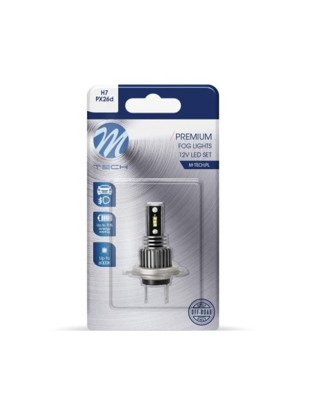 BLISTER 1X LED H7 6X1616 SMD 3W 280LM BLANCO