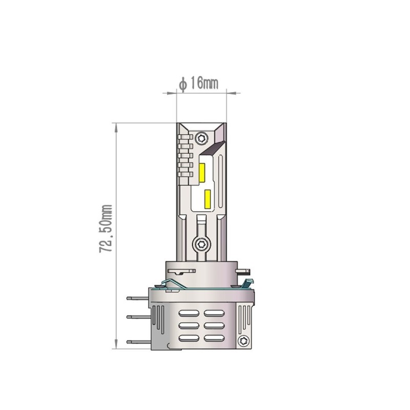 LED SET M-TECH PRO SMART SERIES H15