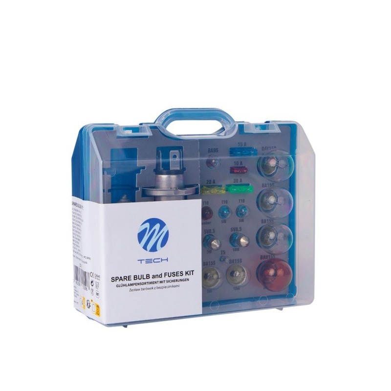 ZESTAW ?ARÓWEK M-TECH 19SZT - 2X H4 12V