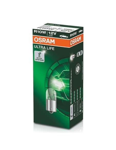 OSRAM ULTRA LIFE 5008ULT R10W BA15S 12V 10W