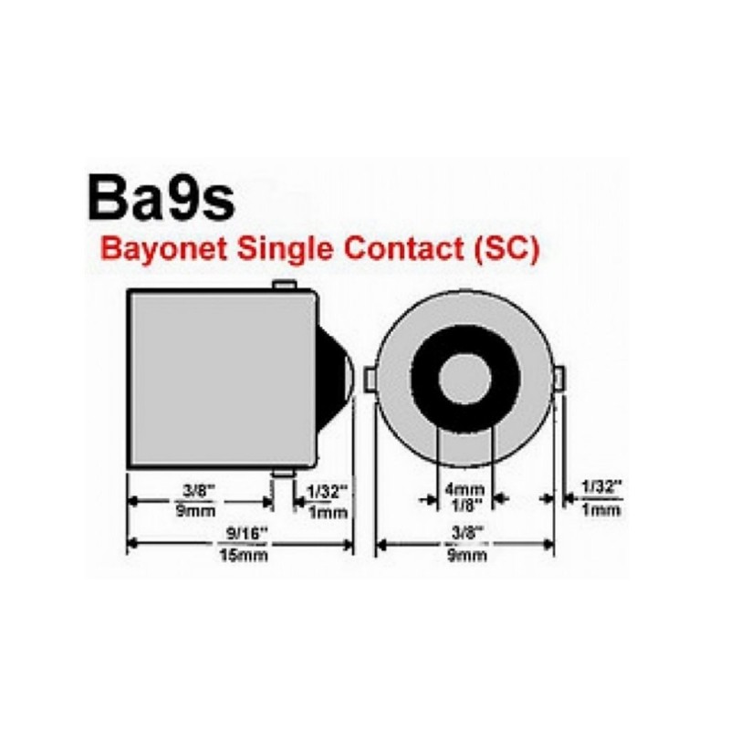 LÁMPARA M-TECH BA9S 12V/2W | 10 UDS
