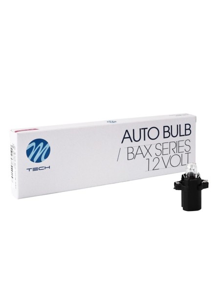 LÁMPARA M-TECH B8.3D 12V/1.2W NEGRA | 10 UDS