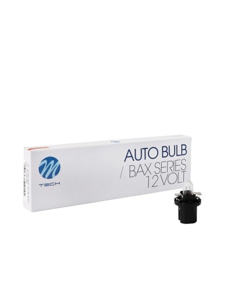 LÁMPARA M-TECH B8.5D 12V/1.2W NEGRA | 10 UDS
