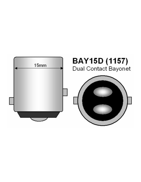BOMBILLAS LED 12V P21/5W