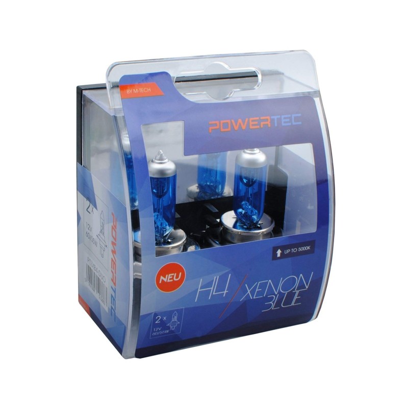 POWERTEC XENON BLUE H4 12V DUO