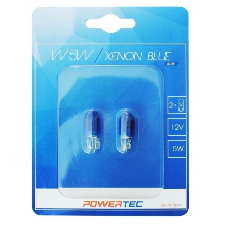 POWERTEC XENON BLUE W5W T10 5W 12V...