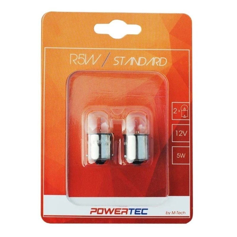 POWERTEC STANDARD BA15S R5W 5W 12V...