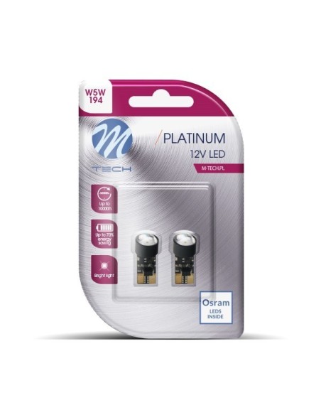 BLISTER 2X LED L803W - W5W CANBUS 1XHP BLANCO