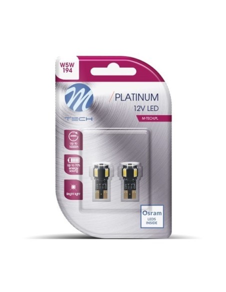 BLISTER 2X LED L804W - W5W 4XSMD5630 + 1XHP BLANCO