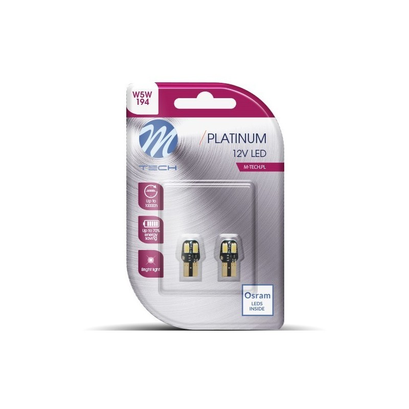 BLISTER 2X LED L806W - W5W CANBUS...