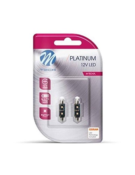 BLISTER 2X LED L813W - C5W 36MM 2XHP BLANCO