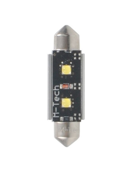 BLISTER 2X LED L813W - C5W 36MM 2XHP BLANCO