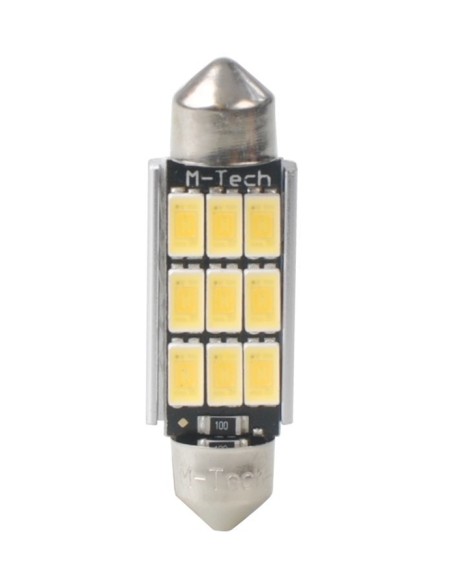 BLISTER 2X LED L816W - C5W 41MM 9XSMD5630 BLANCO