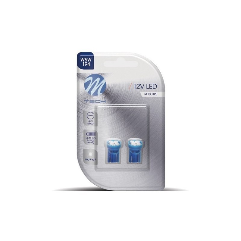 BLISTER 2X LED L017W - W5W 4XSMD3528...