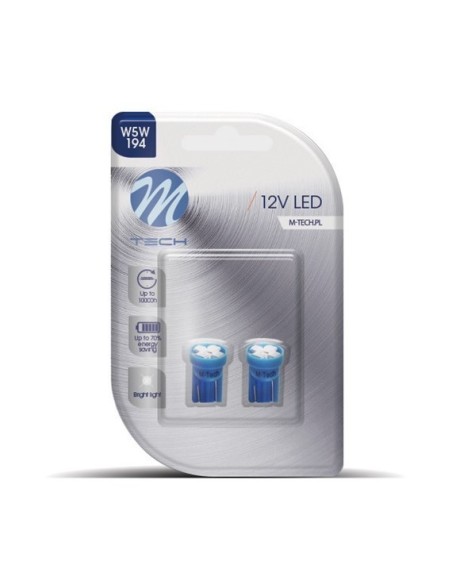 BLISTER 2X LED L017W - W5W 4XSMD3528 BLANCO