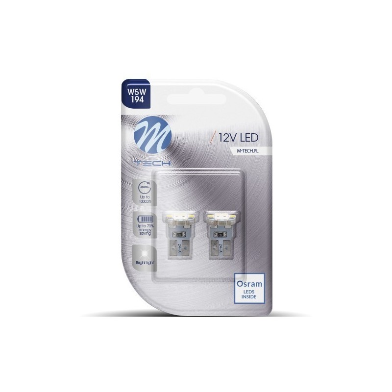 BLISTER 2X LED L079W - W5W 6XSMD3528...