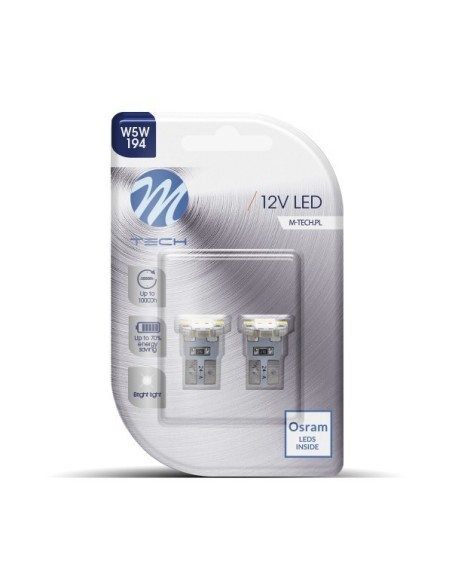 BLISTER 2X LED L079W - W5W 6XSMD3528 BLANCO