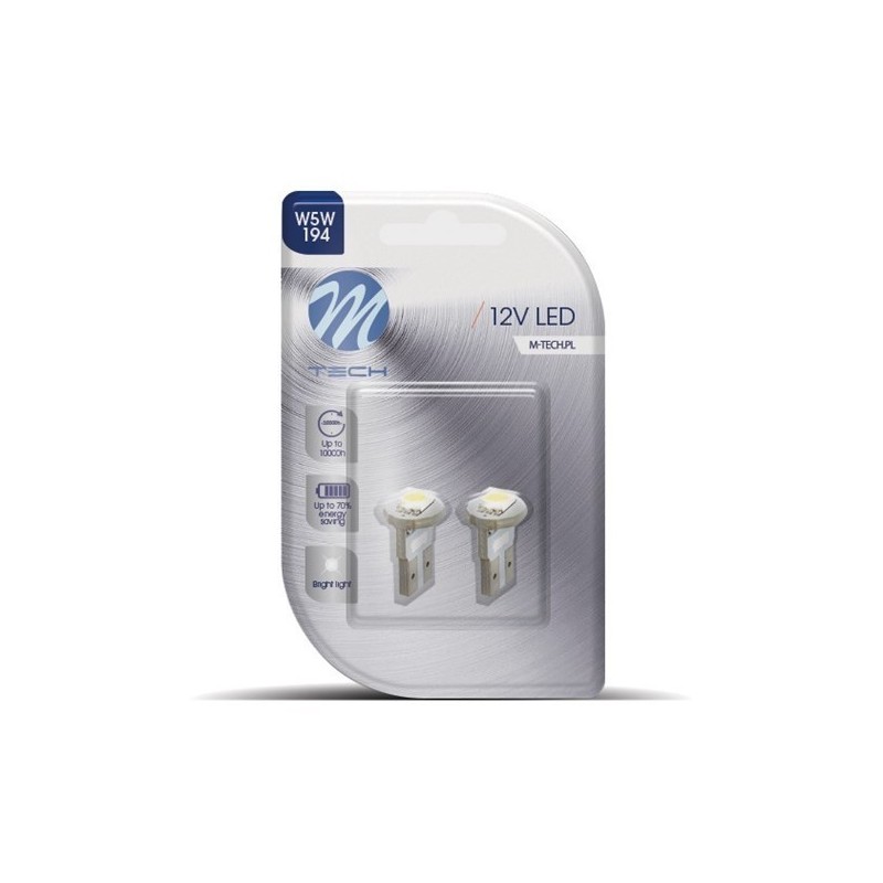 BLISTER 2X LED L081W - W5W 12V...