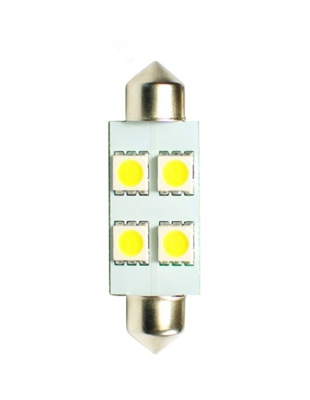 BLISTER 2X LED L072W - C5W 36MM 4XSMD5050 BLANCO