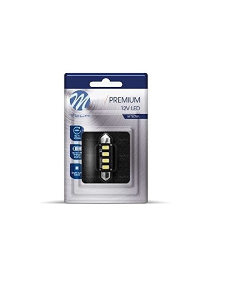 BLISTER 1X LED L335W - C5W 42MM 12V 4XSMD5730 CANBUS BLANCO