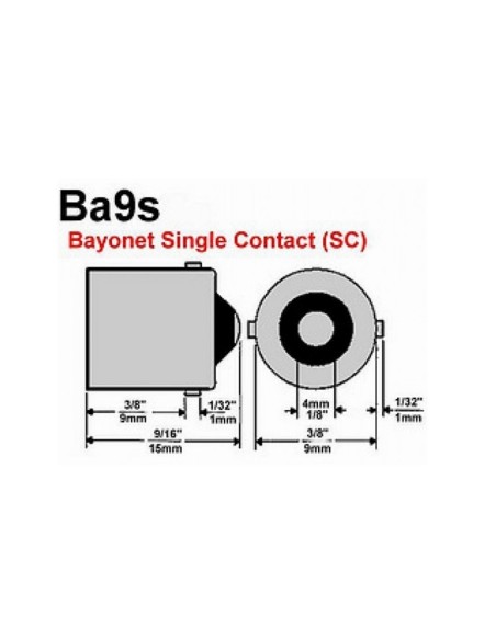 BLISTER 2X LED L016W - BA9S 1XHP BLANCO