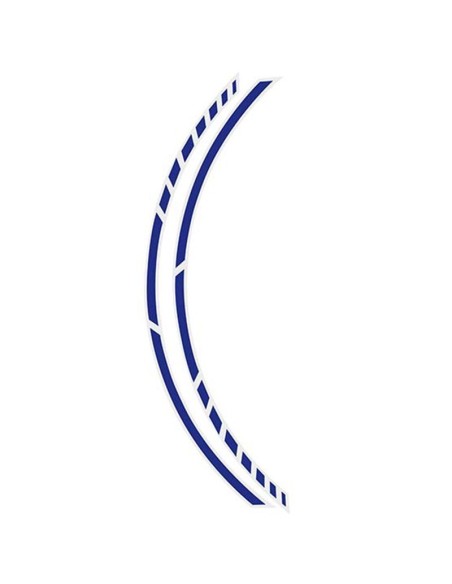 PIN STRIPING RACING AZUL 14 BANDAS DE 7 MM X 41 CM  INCLUIDO ESPACIADOR