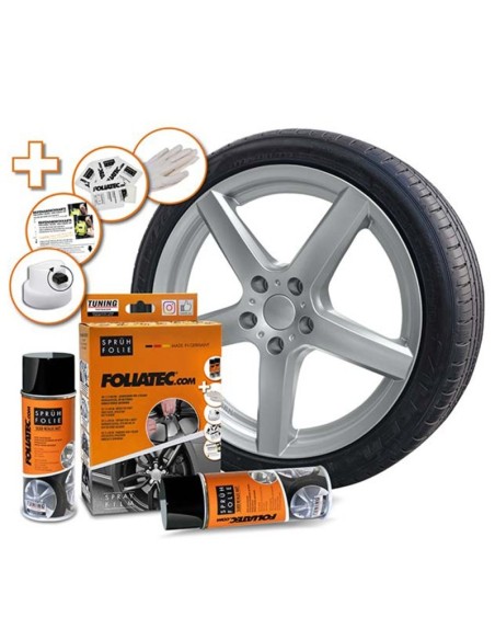 GOMA LIQUIDA SET  PLATA METALICO 2 X 400 ML