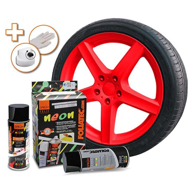 GOMA LIQUIDA NEON 2 PC. SET  ROJO 1 X...