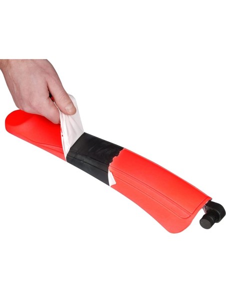 GOMA LIQUIDA NEON 4 PC. SET  ROJO 2 X 400 ML +  BASE COAT 2 X 400 ML