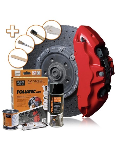 PINTURA PINZA FRENO SET  RACING ROJO 3 COMPONENTES