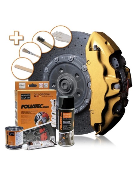 PINTURA PINZA FRENO SET  PRESTIGE DORADO METALICO 3 COMPONENTES